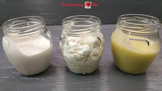 3 рецепта ПостногоВеганского Майонеза в домашних условиях  Vegan Mayonnaise  LoveCookingRu [upl. by Eilrak]